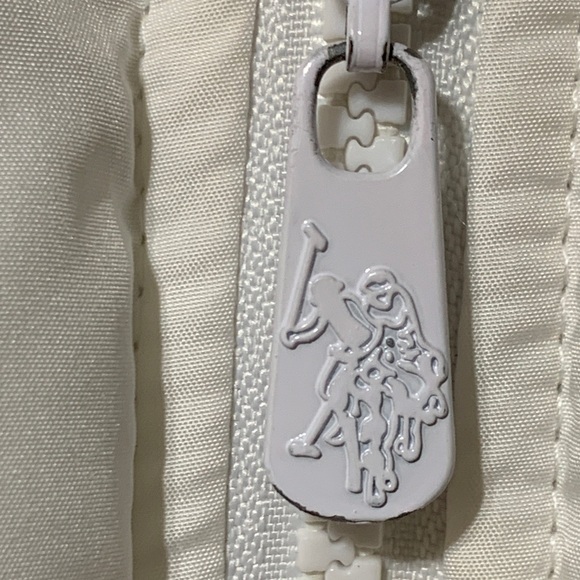 US Polo Assn White Puffer Jacket - Picture 8 of 8